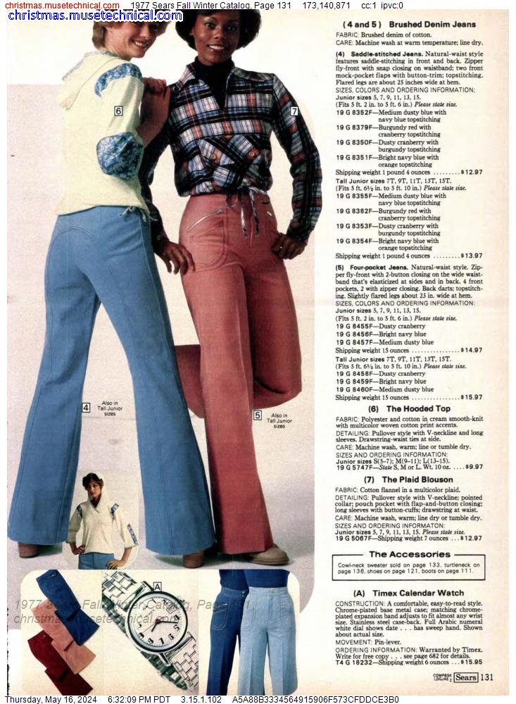 1977 Sears Fall Winter Catalog, Page 131