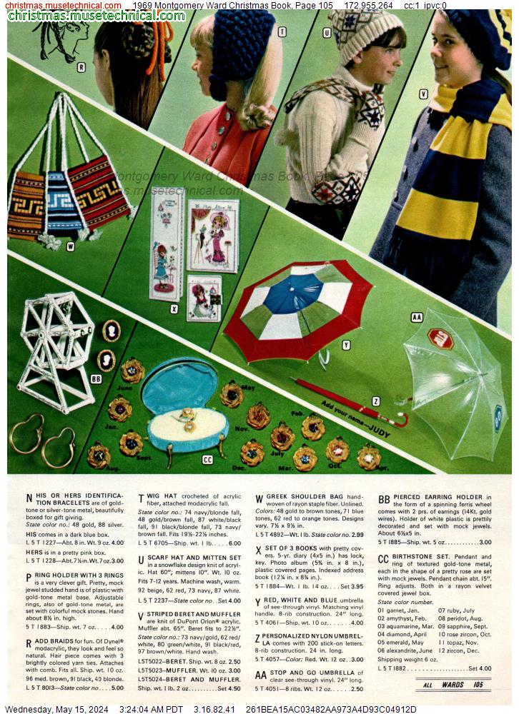 1969 Montgomery Ward Christmas Book, Page 105
