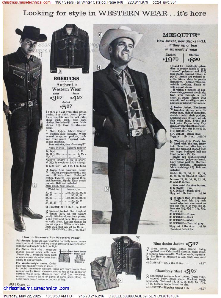 1967 Sears Fall Winter Catalog, Page 648