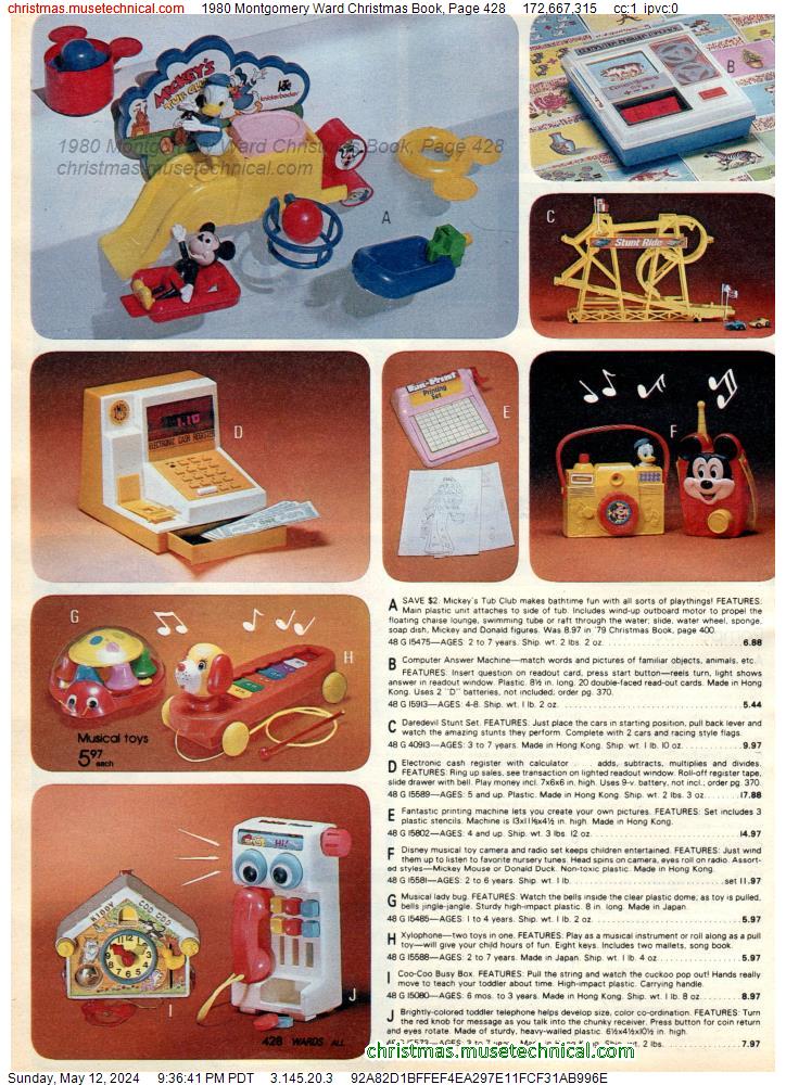 1980 Montgomery Ward Christmas Book, Page 428