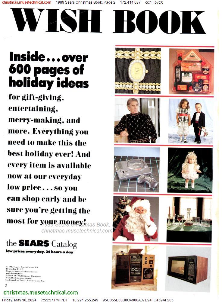 1989 Sears Christmas Book, Page 2