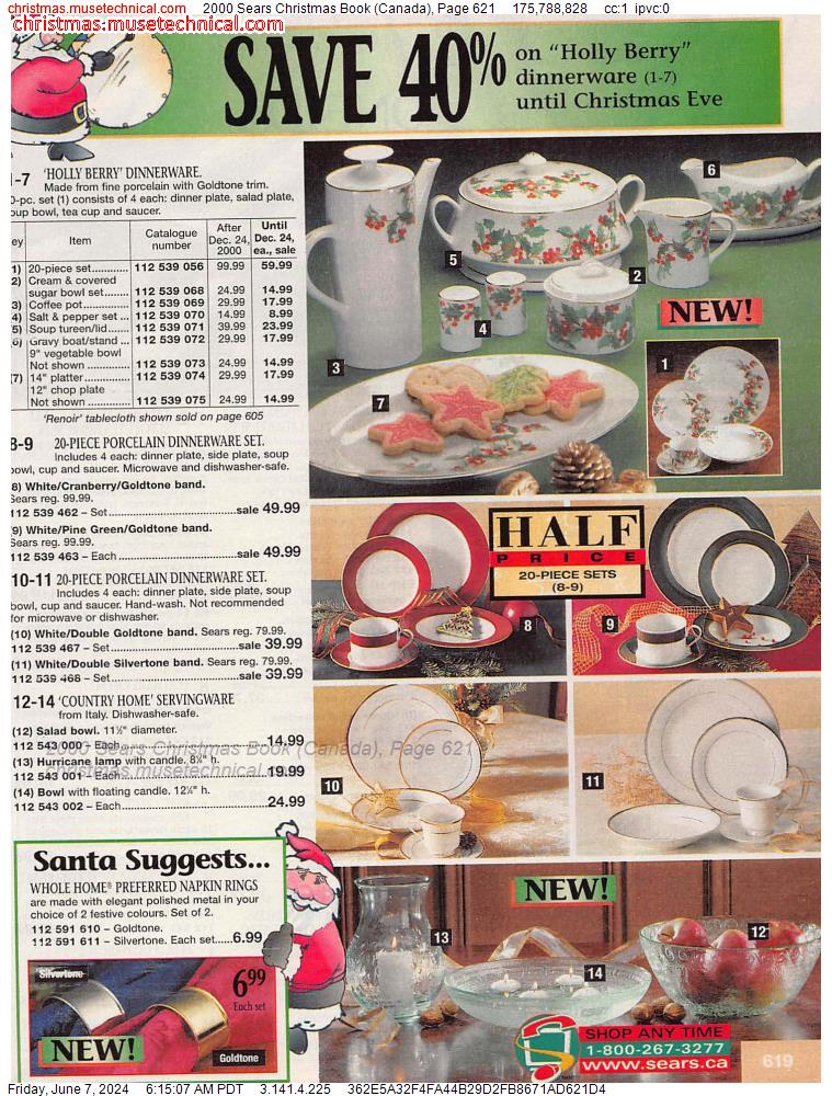 2000 Sears Christmas Book (Canada), Page 621