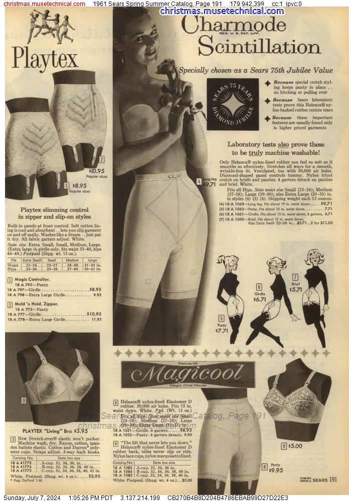 1961 Sears Spring Summer Catalog, Page 191