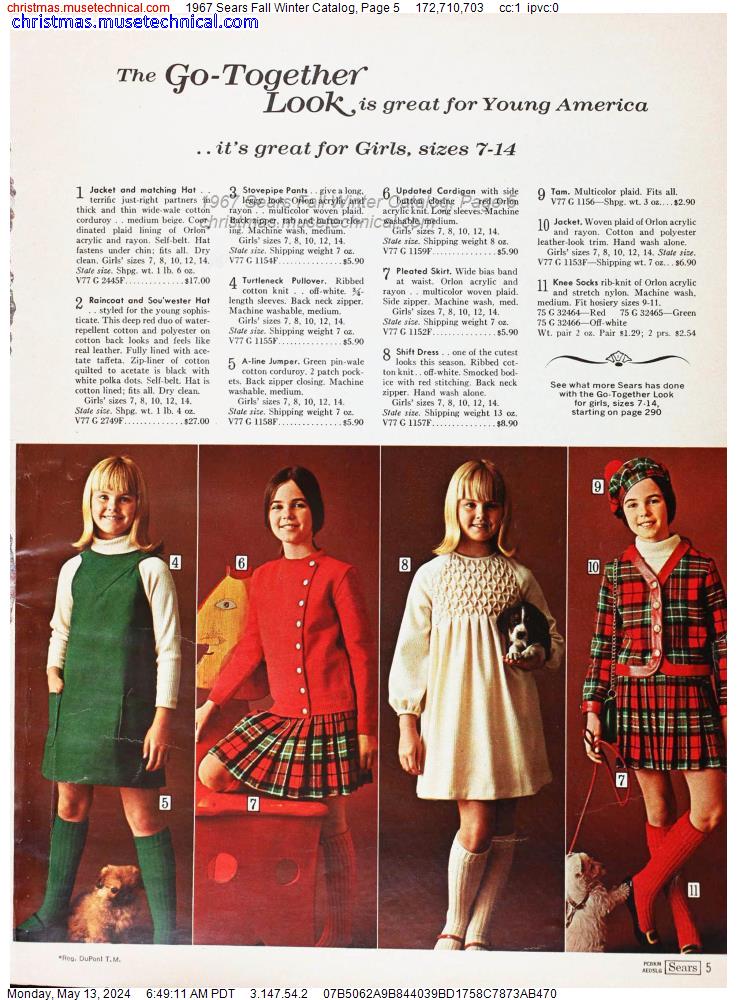 1967 Sears Fall Winter Catalog, Page 5