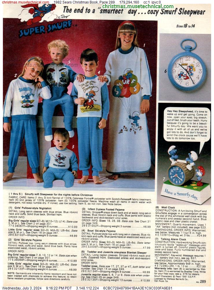 1982 Sears Christmas Book, Page 289