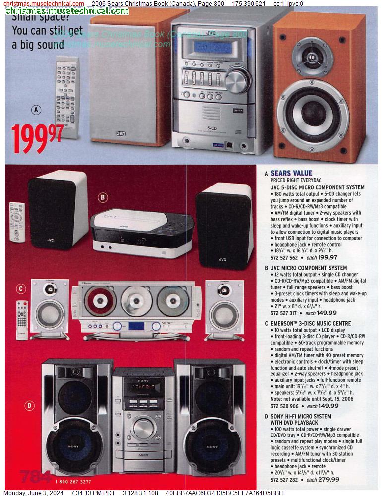 2006 Sears Christmas Book (Canada), Page 800