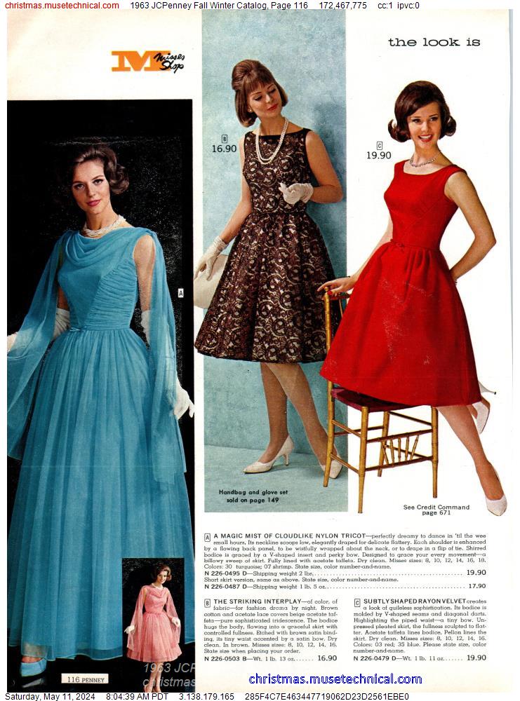 1963 JCPenney Fall Winter Catalog, Page 116