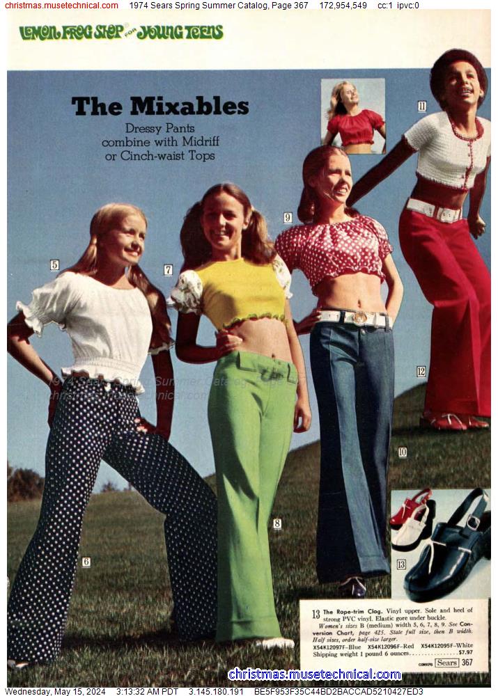 1974 Sears Spring Summer Catalog, Page 367