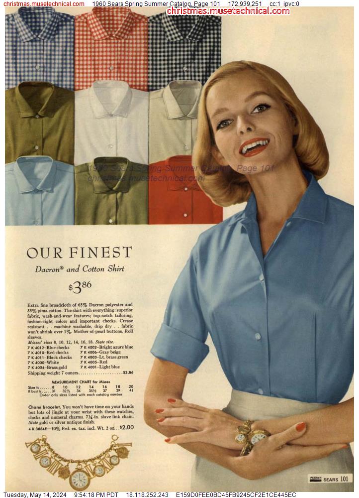 1960 Sears Spring Summer Catalog, Page 101