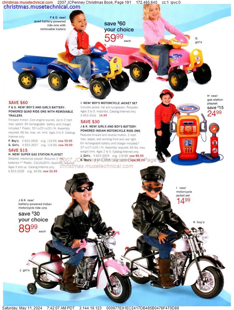 2007 JCPenney Christmas Book, Page 191