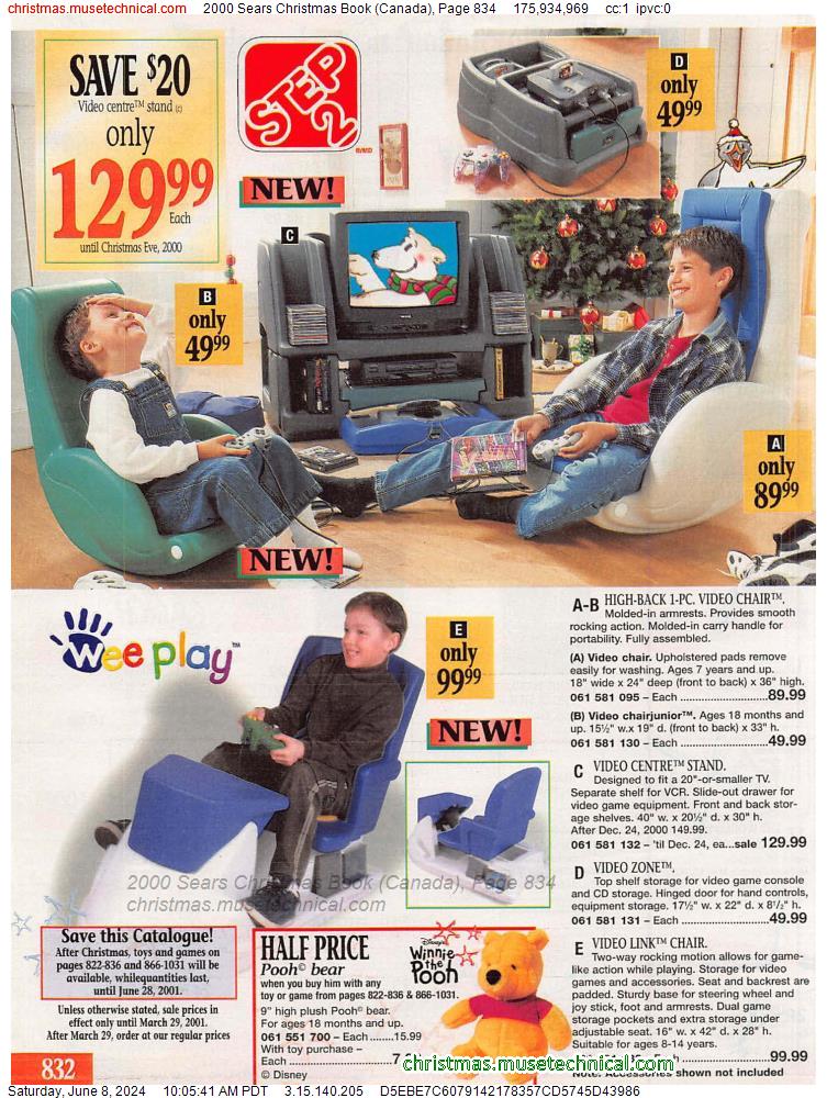 2000 Sears Christmas Book (Canada), Page 834