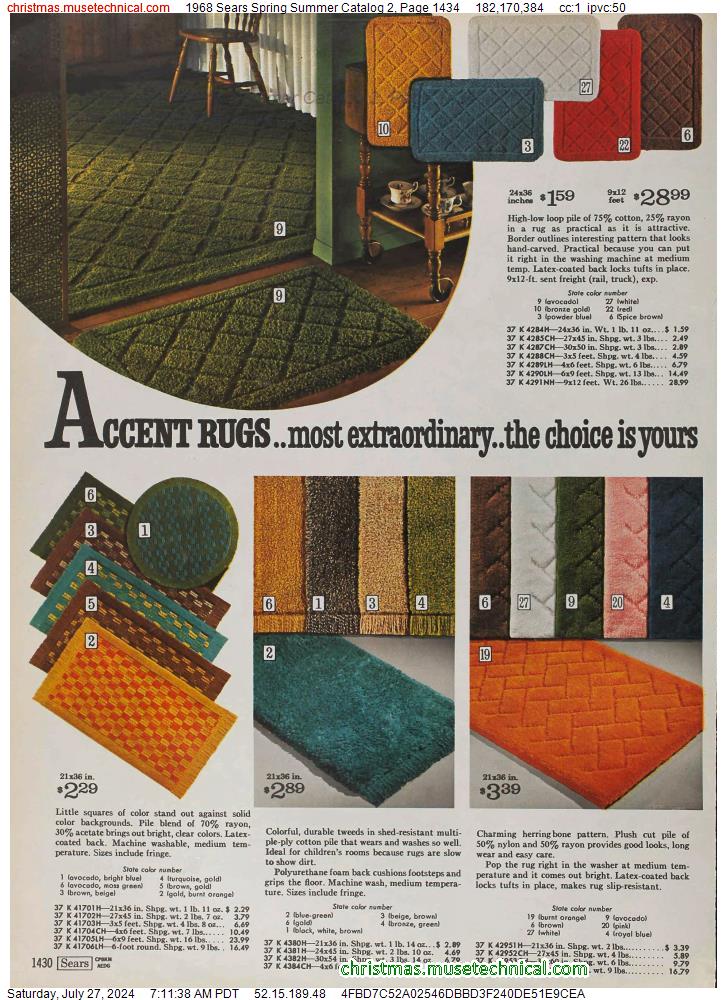 1968 Sears Spring Summer Catalog 2, Page 1434