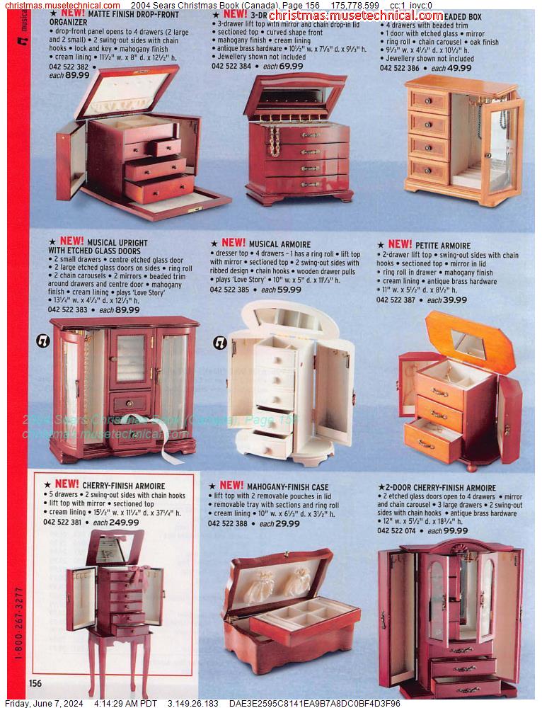 2004 Sears Christmas Book (Canada), Page 156