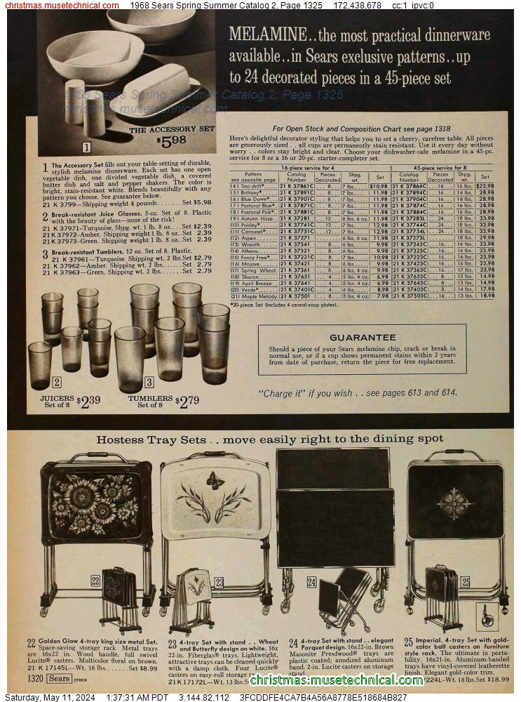 1968 Sears Spring Summer Catalog 2, Page 1325