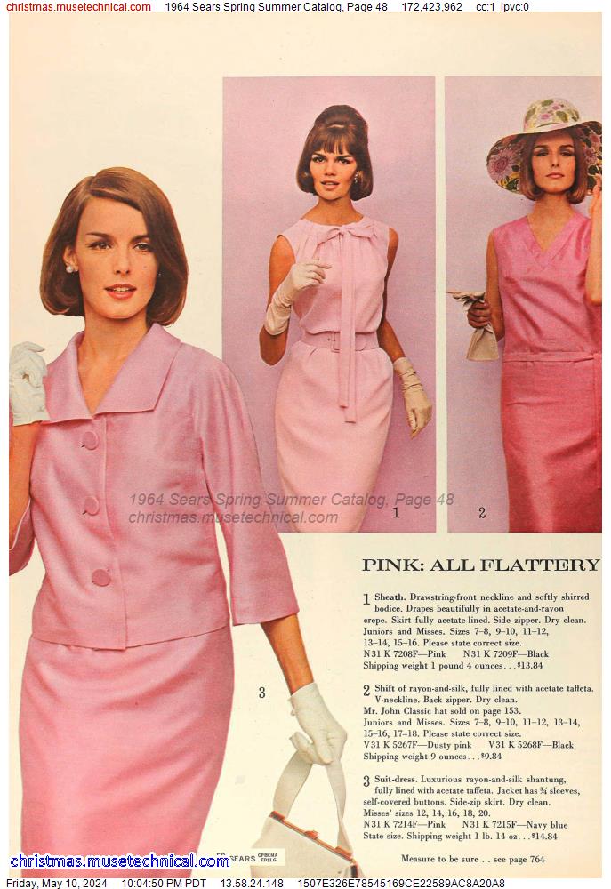 1964 Sears Spring Summer Catalog, Page 48