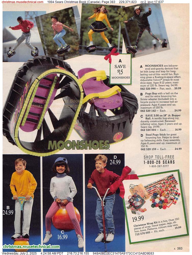1994 Sears Christmas Book (Canada), Page 383