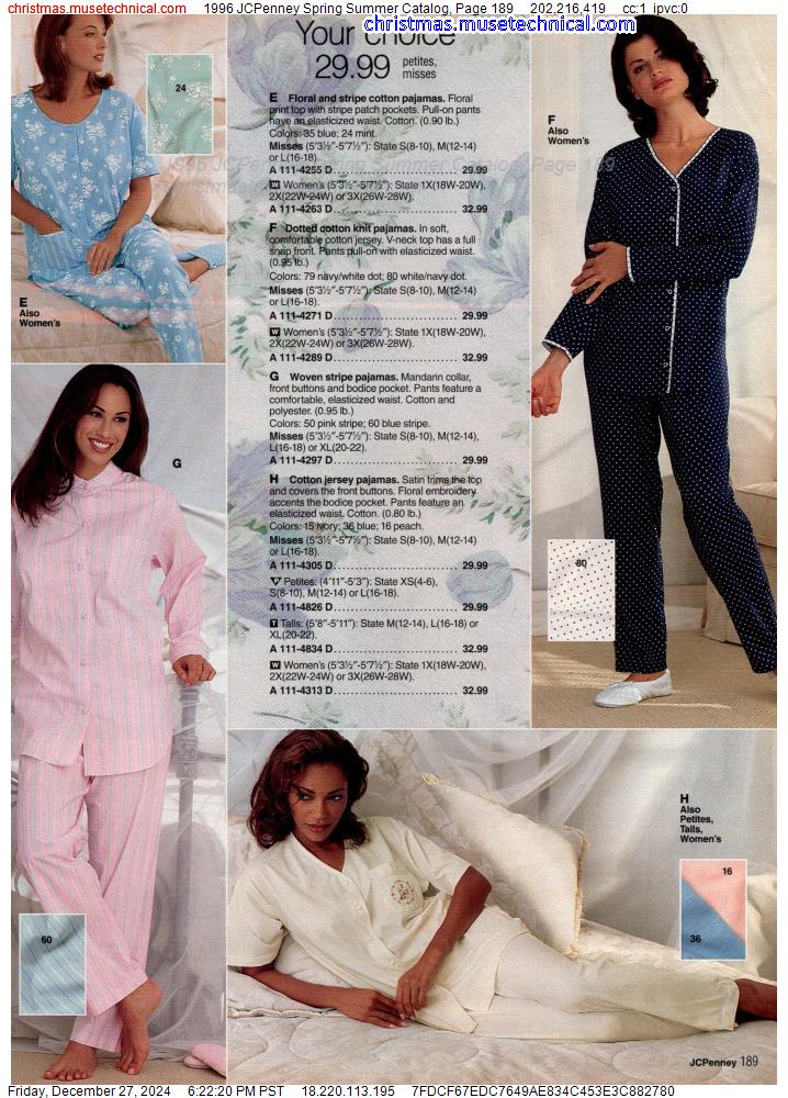 1996 JCPenney Spring Summer Catalog, Page 189