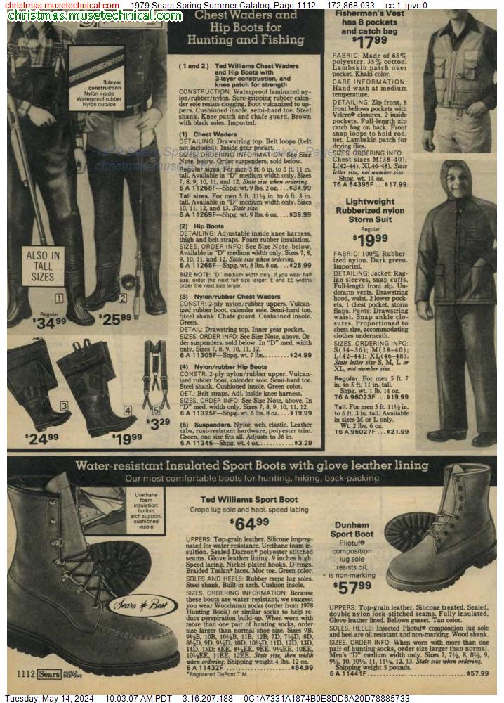 1979 Sears Spring Summer Catalog, Page 1112