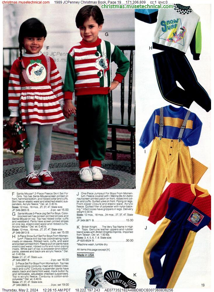 1989 JCPenney Christmas Book, Page 19