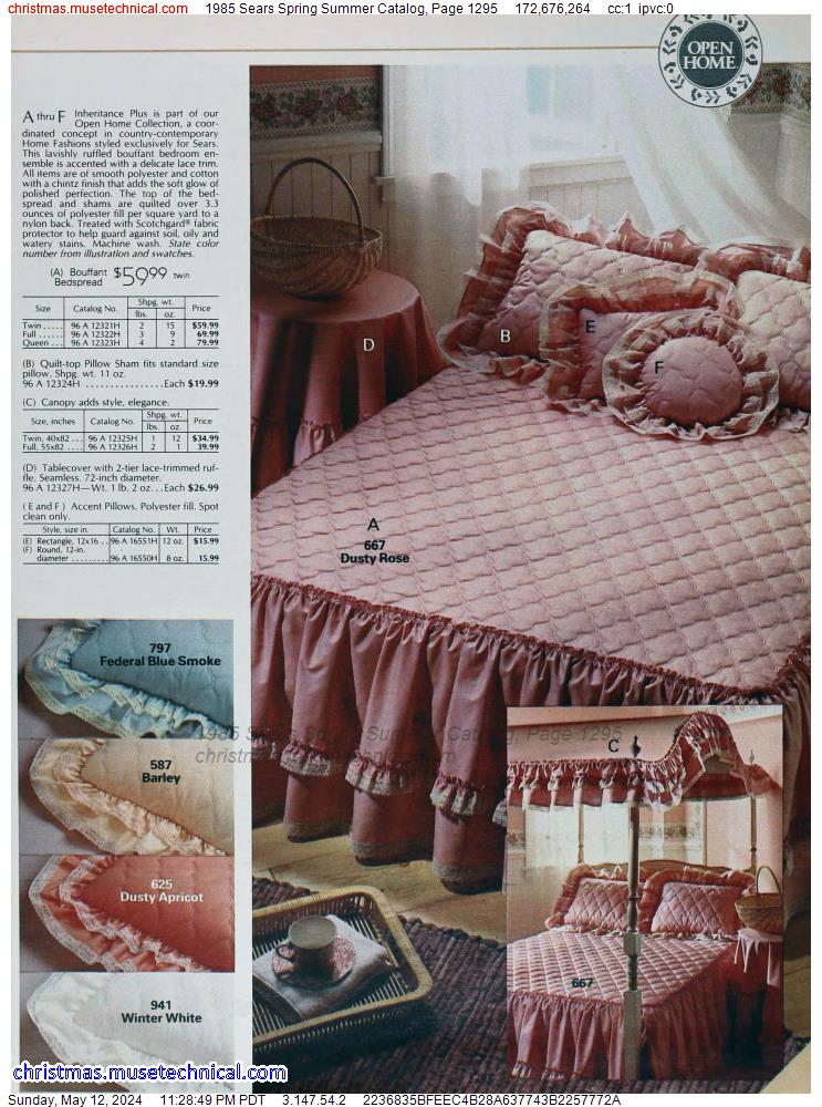 1985 Sears Spring Summer Catalog, Page 1295