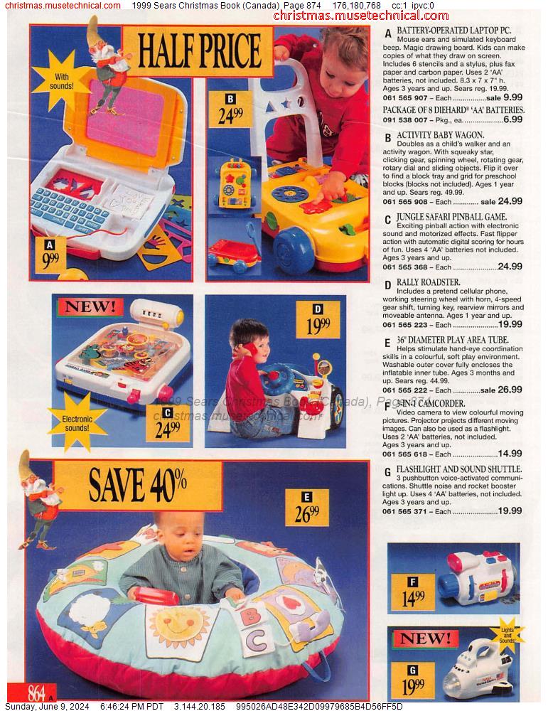 1999 Sears Christmas Book (Canada), Page 874