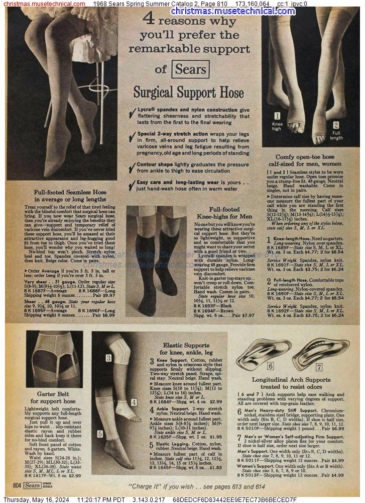 1968 Sears Spring Summer Catalog 2, Page 810