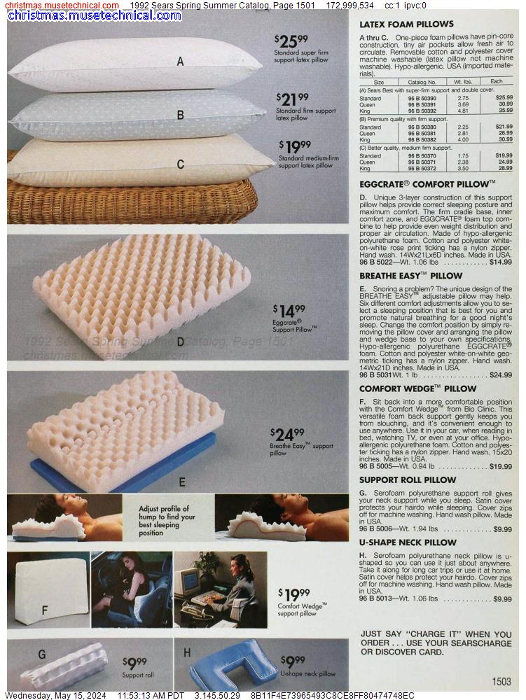 1992 Sears Spring Summer Catalog, Page 1501