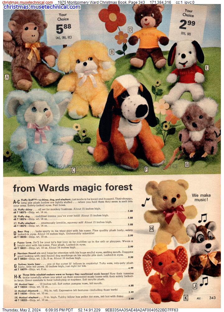 1975 Montgomery Ward Christmas Book, Page 343