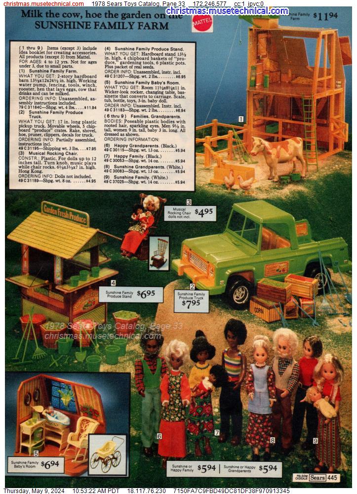 1978 Sears Toys Catalog, Page 33