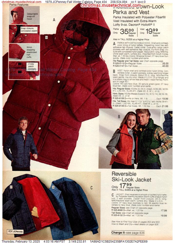 1979 JCPenney Fall Winter Catalog, Page 404