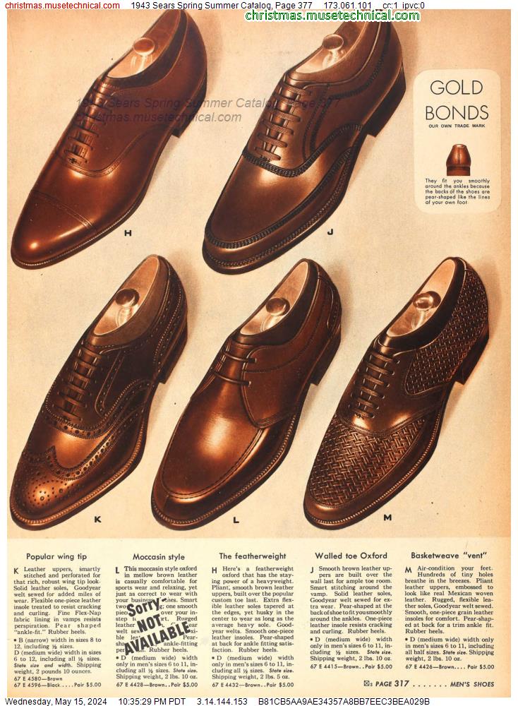 1943 Sears Spring Summer Catalog, Page 377
