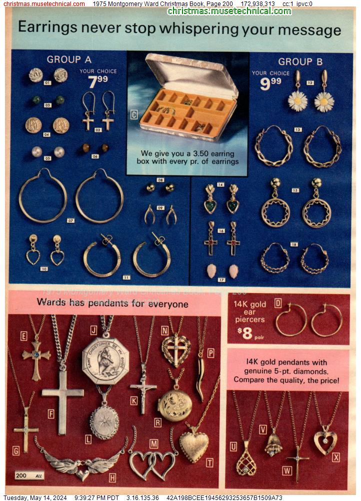 1975 Montgomery Ward Christmas Book, Page 200