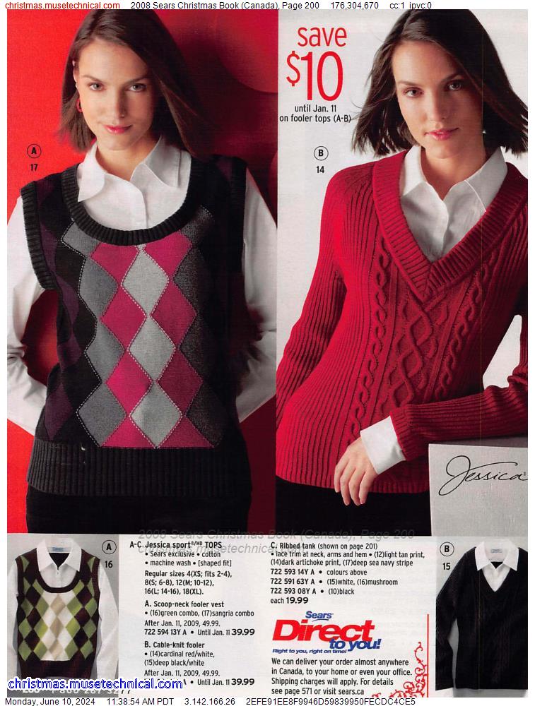 2008 Sears Christmas Book (Canada), Page 200