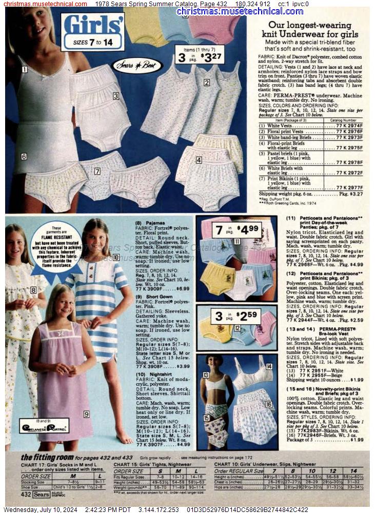 1978 Sears Spring Summer Catalog, Page 432