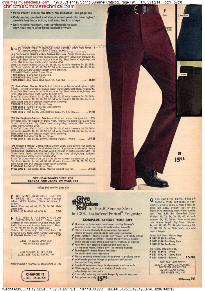 1973 JCPenney Spring Summer Catalog, Page 491
