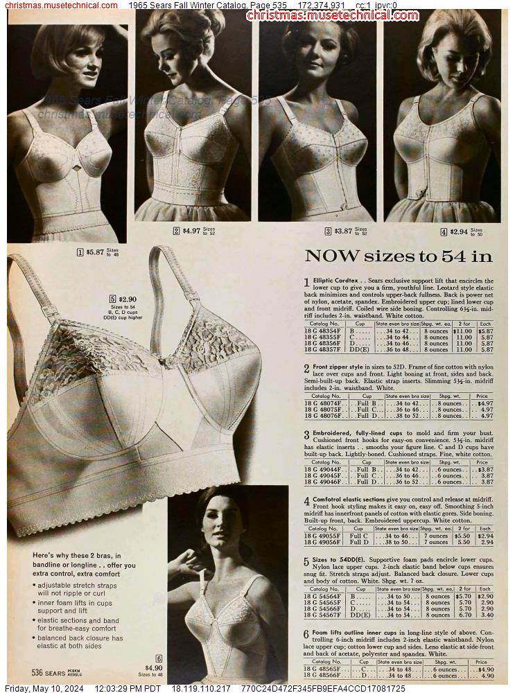 1965 Sears Fall Winter Catalog, Page 535
