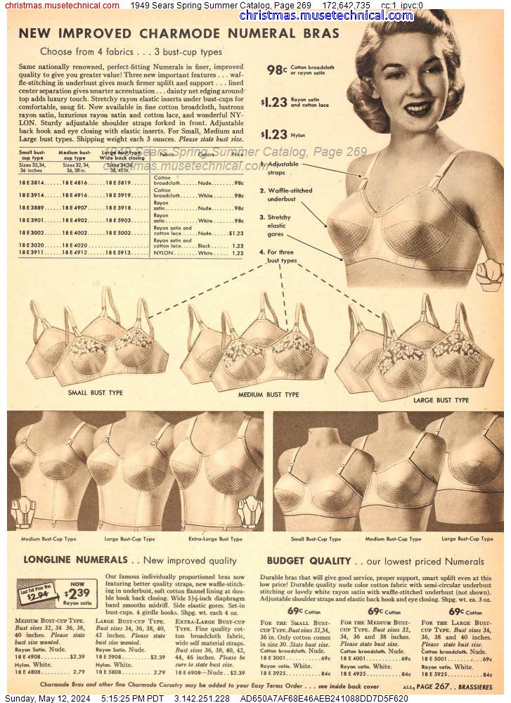 1949 Sears Spring Summer Catalog, Page 269