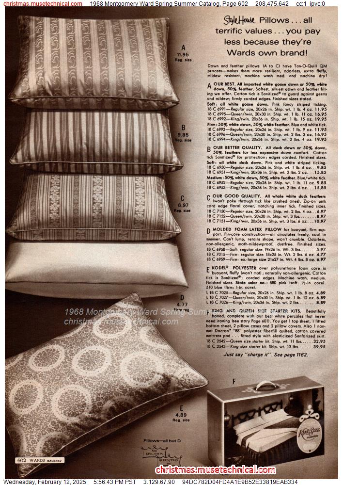 1968 Montgomery Ward Spring Summer Catalog, Page 602