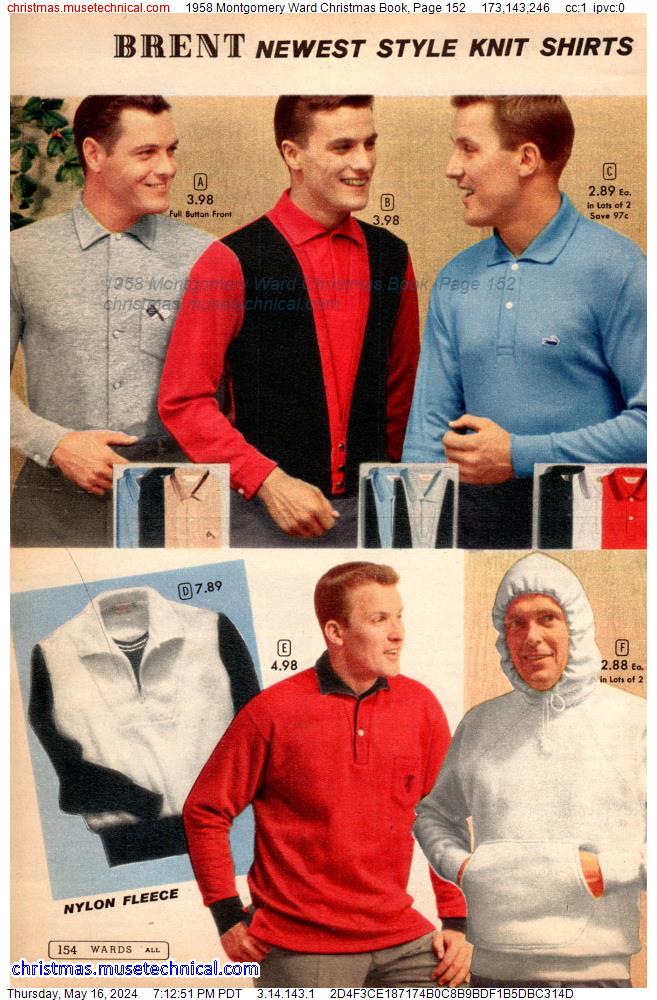1958 Montgomery Ward Christmas Book, Page 152