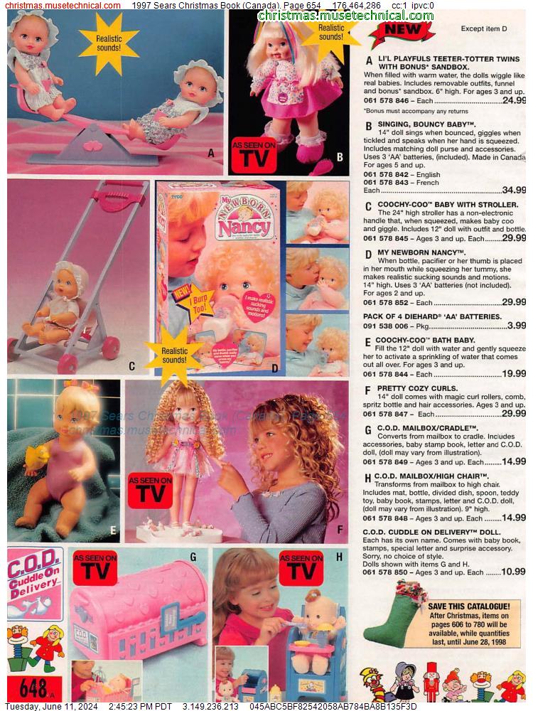 1997 Sears Christmas Book (Canada), Page 654