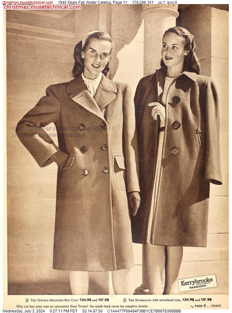 1945 Sears Fall Winter Catalog, Page 11