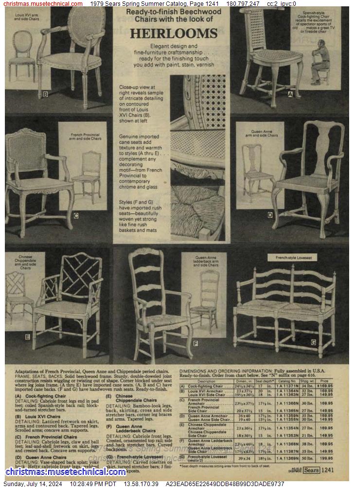 1979 Sears Spring Summer Catalog, Page 1241