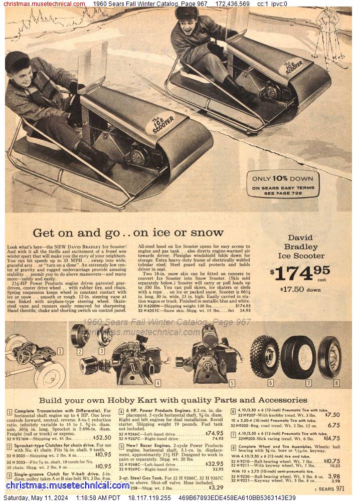 1960 Sears Fall Winter Catalog, Page 967