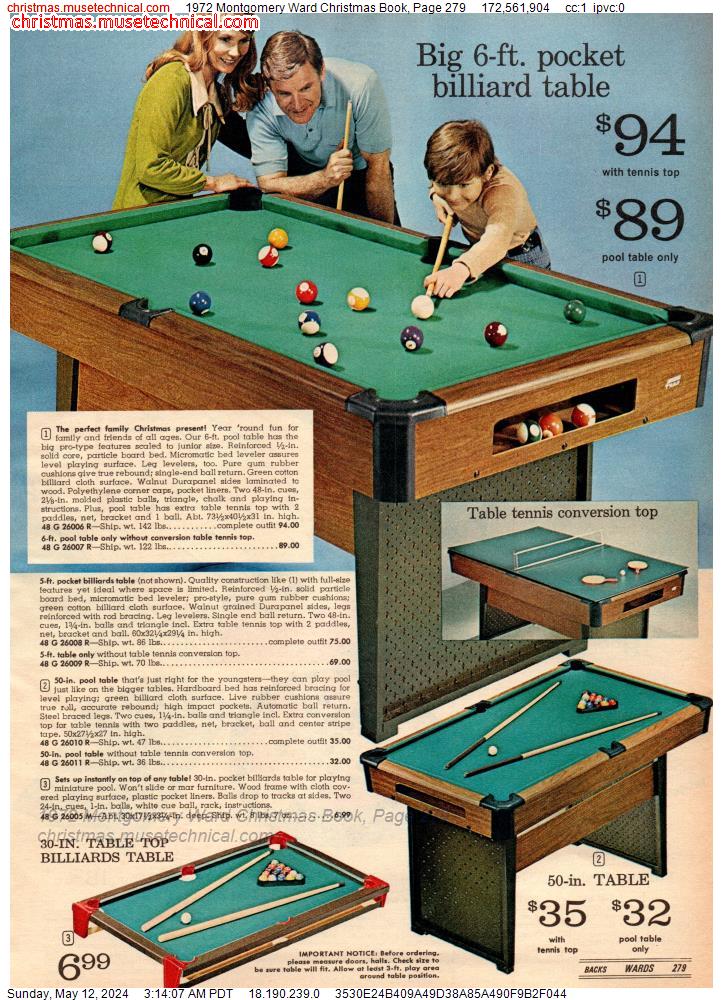 1972 Montgomery Ward Christmas Book, Page 279