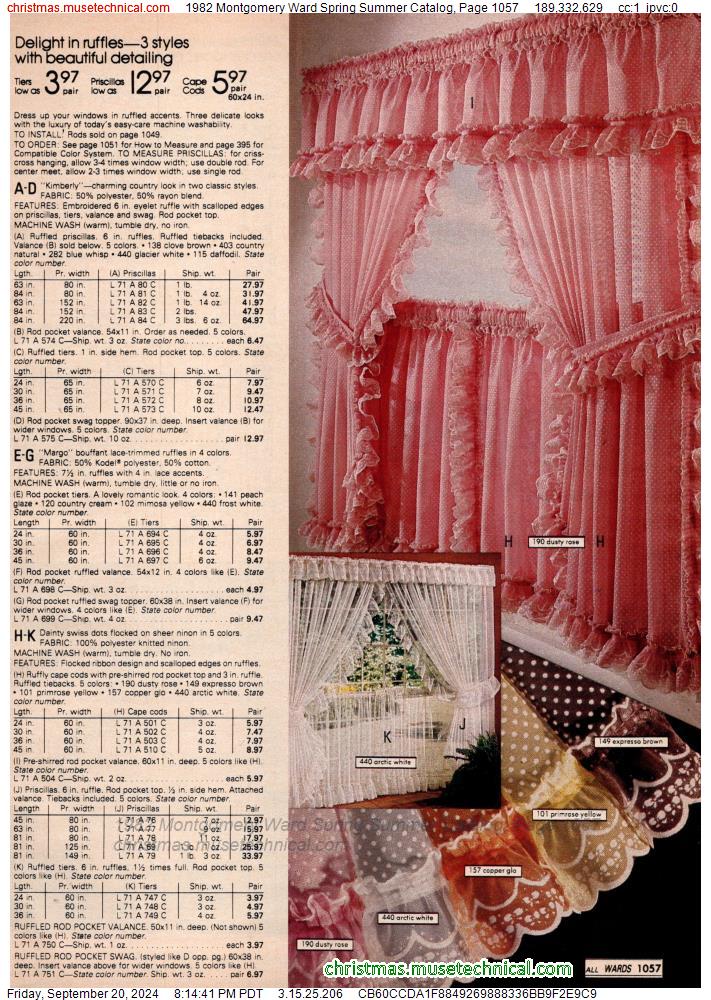 1982 Montgomery Ward Spring Summer Catalog, Page 1057