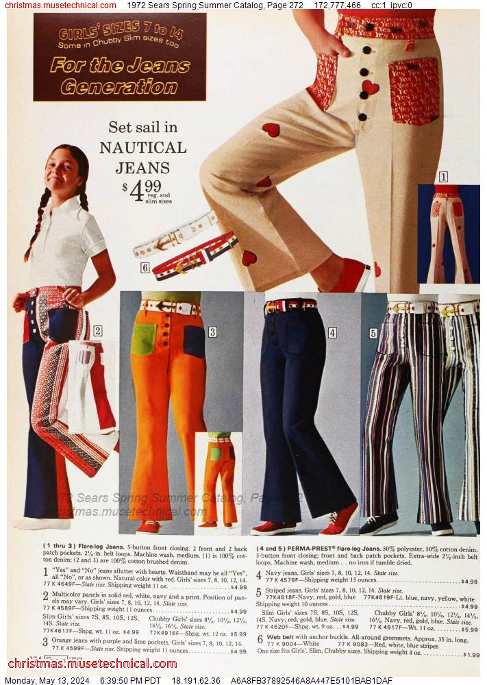 1972 Sears Spring Summer Catalog, Page 272
