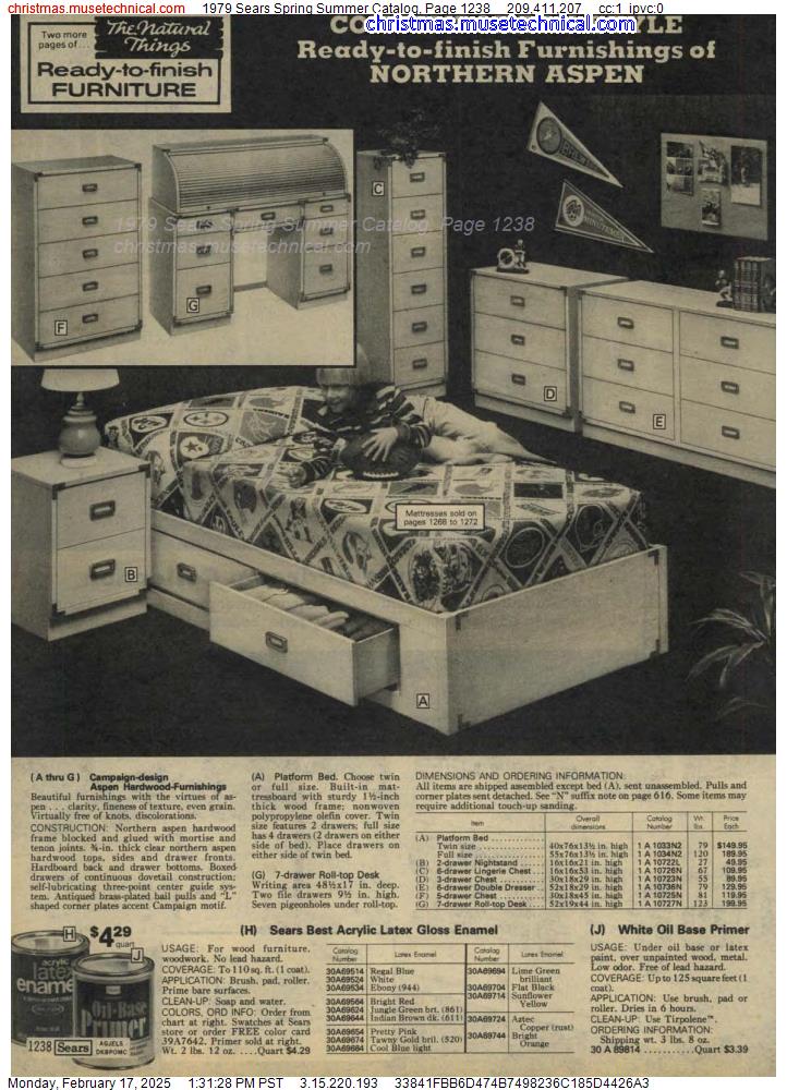 1979 Sears Spring Summer Catalog, Page 1238