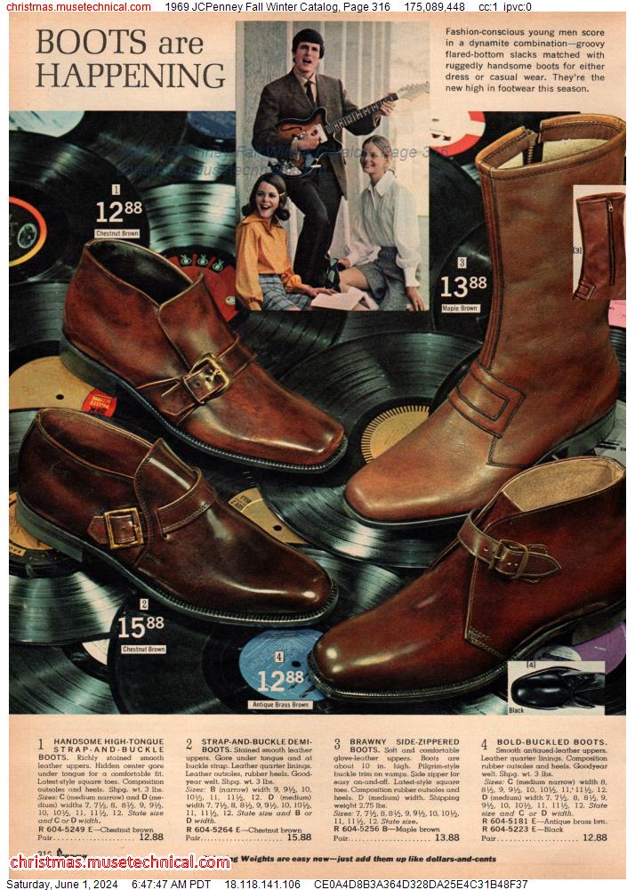 1969 JCPenney Fall Winter Catalog, Page 316