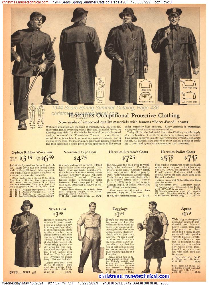 1944 Sears Spring Summer Catalog, Page 436