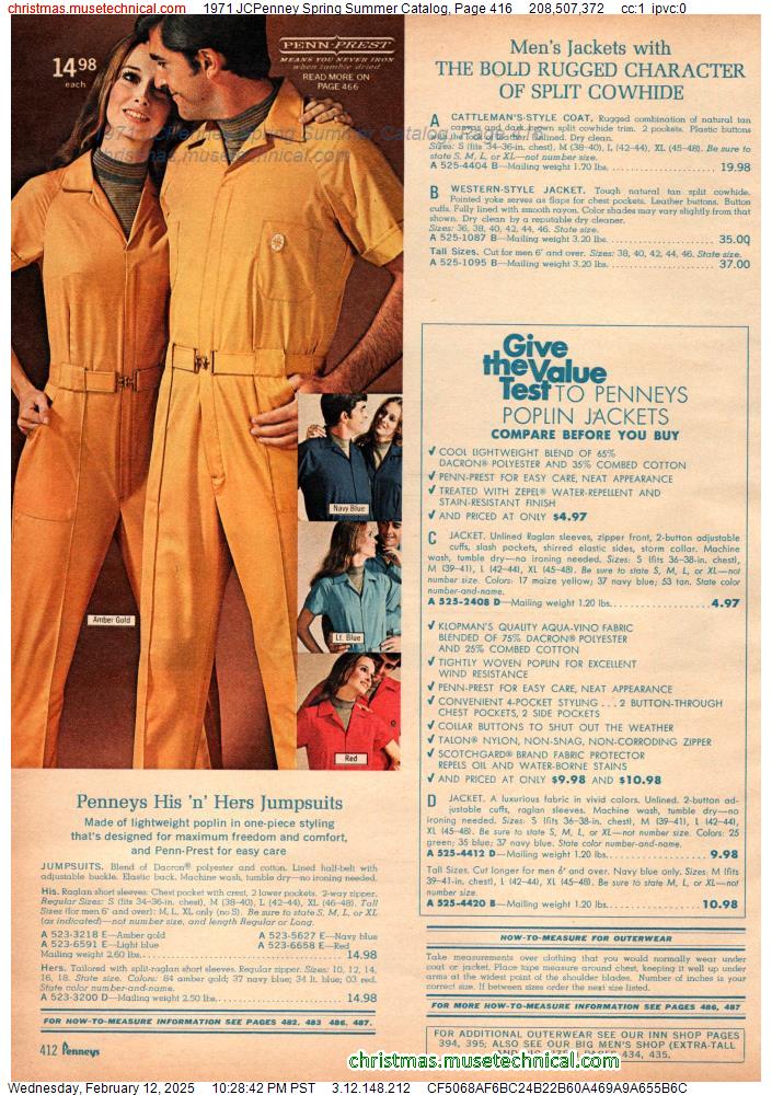 1971 JCPenney Spring Summer Catalog, Page 416